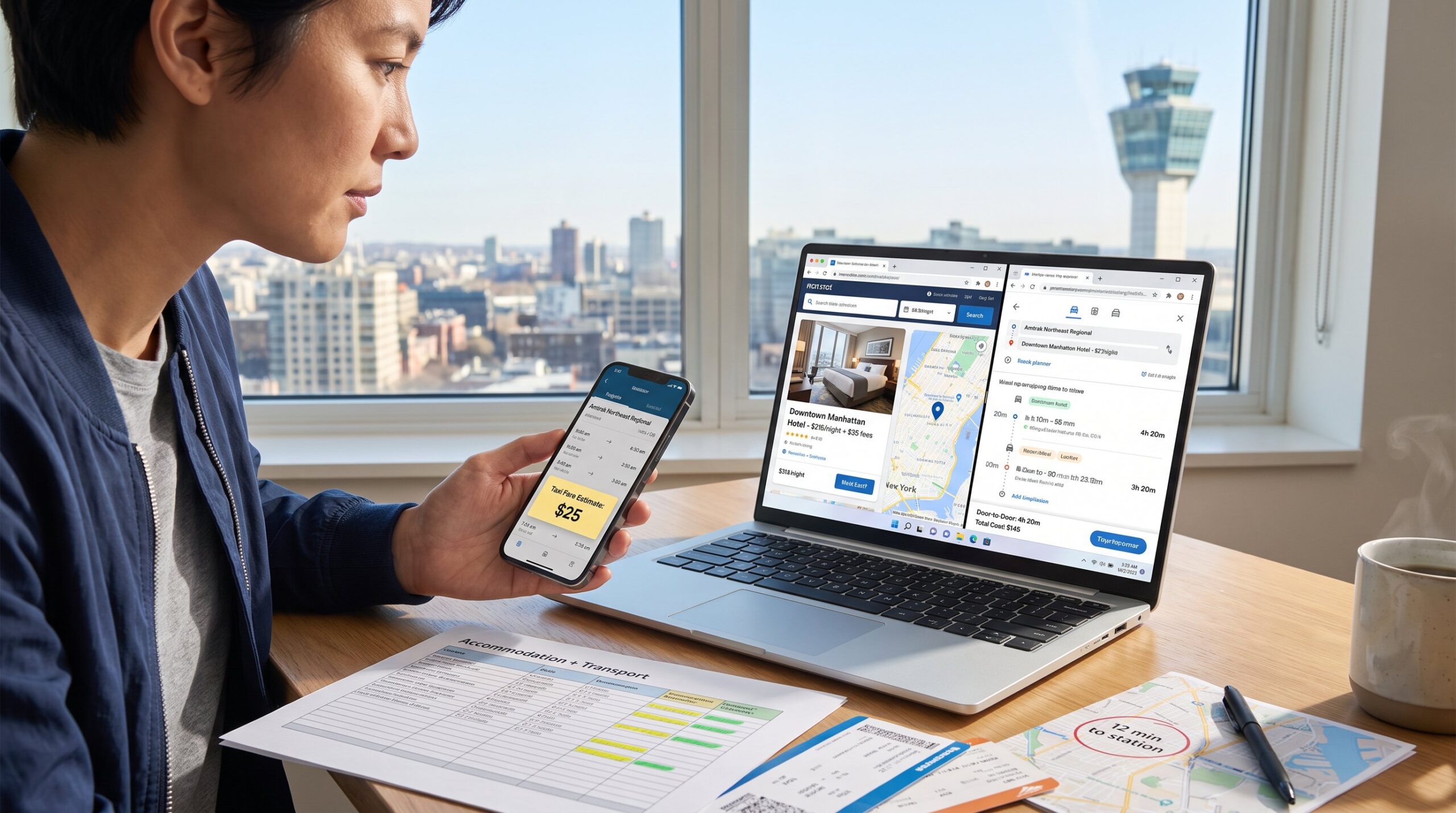 Ways to Compare Accommodation and Transport Options